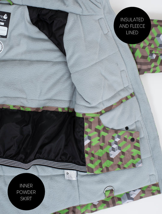 Snowrider Ski Jacket - Tech Block