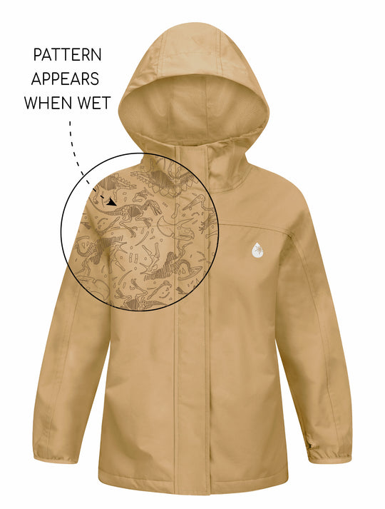 SplashMagic Rainshell - Sand | Dino Bones