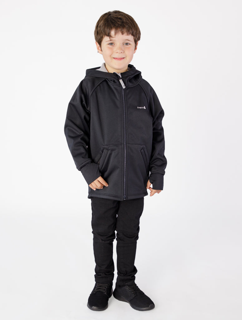 All-Weather Hoodie - Black | Waterproof Windproof Eco