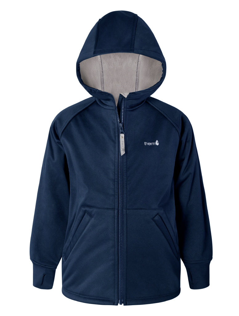 All-Weather Hoodie - Navy | Waterproof Windproof Eco