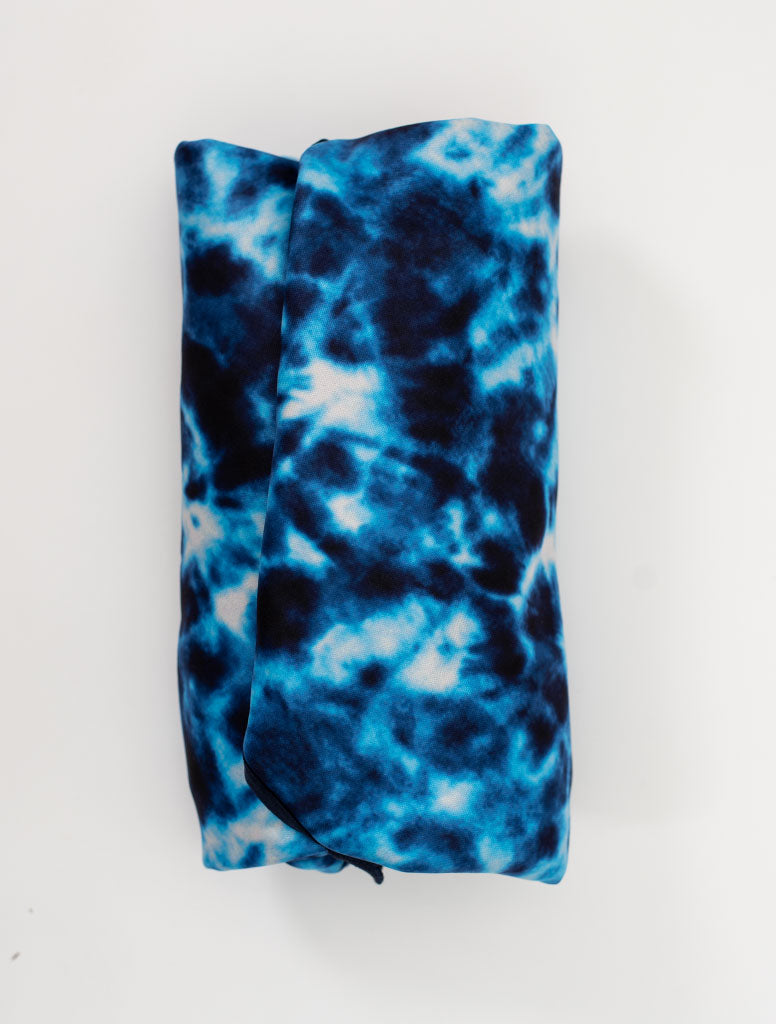 Weatherproof Baby/Toddler Blanket - Blue Tie Dye