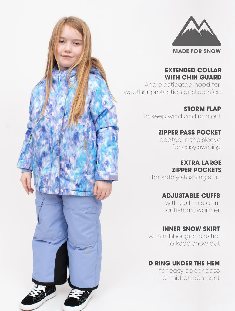 Snowrider Ski Jacket - Mermaid | Waterproof Windproof Eco