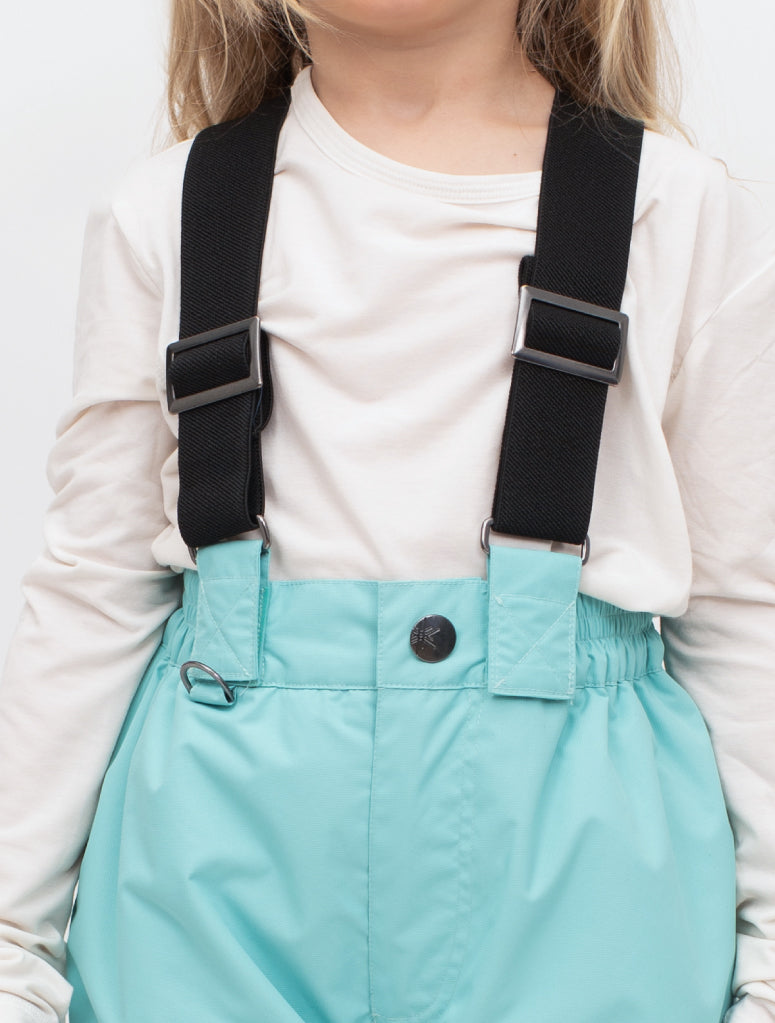 Snowrider Convertible Ski Overalls - Aqua Sky