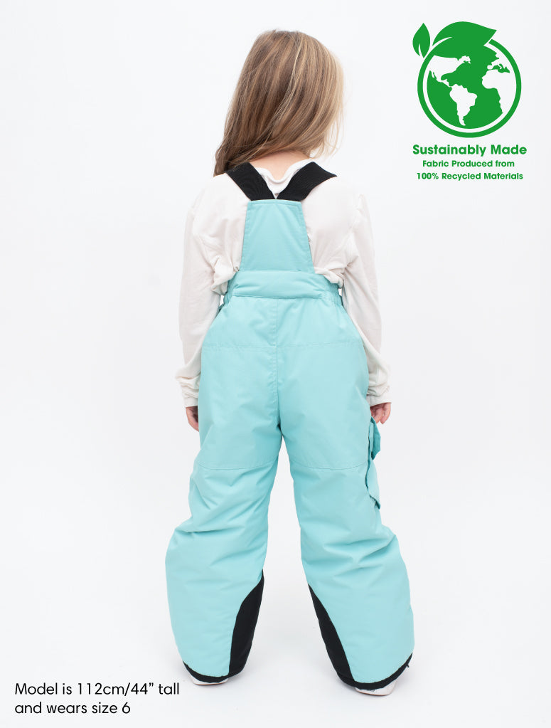 Snowrider Convertible Ski Overalls - Aqua Sky