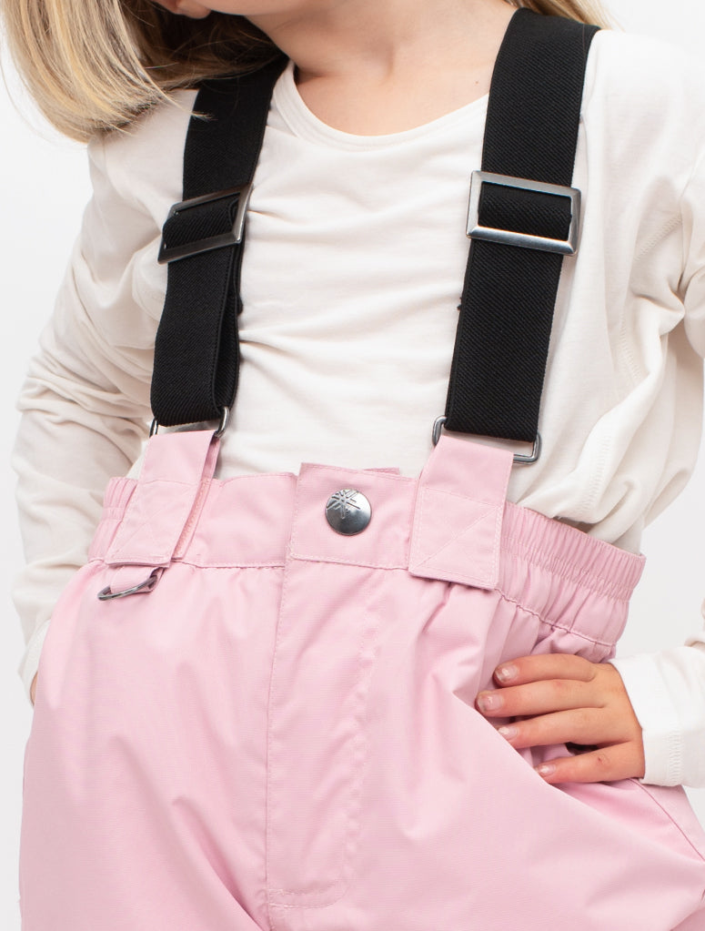 Snowrider Convertible Ski Overalls - Ballet Pink | Waterproof Windproof Eco