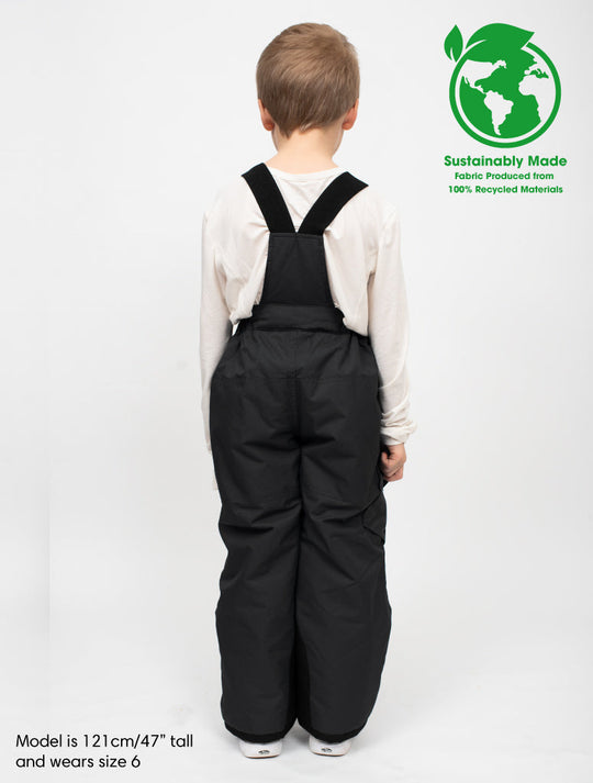 Snowrider Convertible Ski Overalls - Black 2023 | Waterproof Windproof Eco