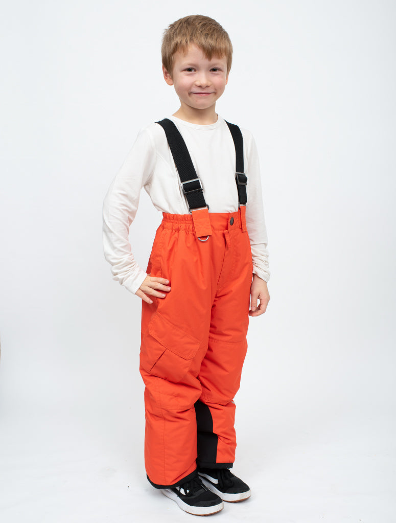 Snowrider Convertible Ski Overalls - Flame | Waterproof Windproof Eco