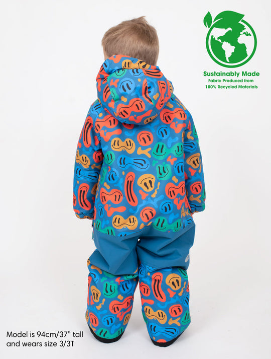 Snowrider One Piece Snowsuit - Smiley | Waterproof Windproof Eco