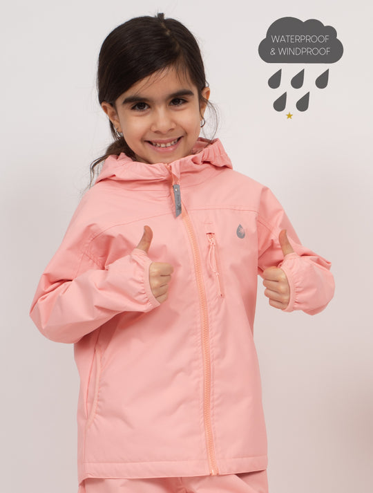 SplashMagic Rainshell - Apricot Blush | Waterproof Windproof Eco