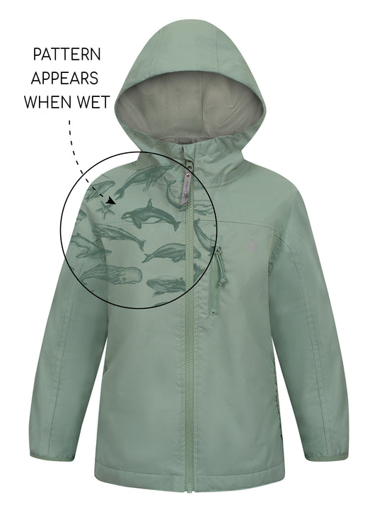 SplashMagic Rainshell - Basil | Waterproof Windproof Eco