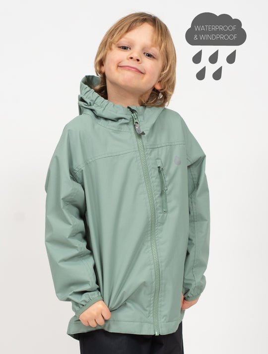 SplashMagic Rainshell - Basil | Waterproof Windproof Eco