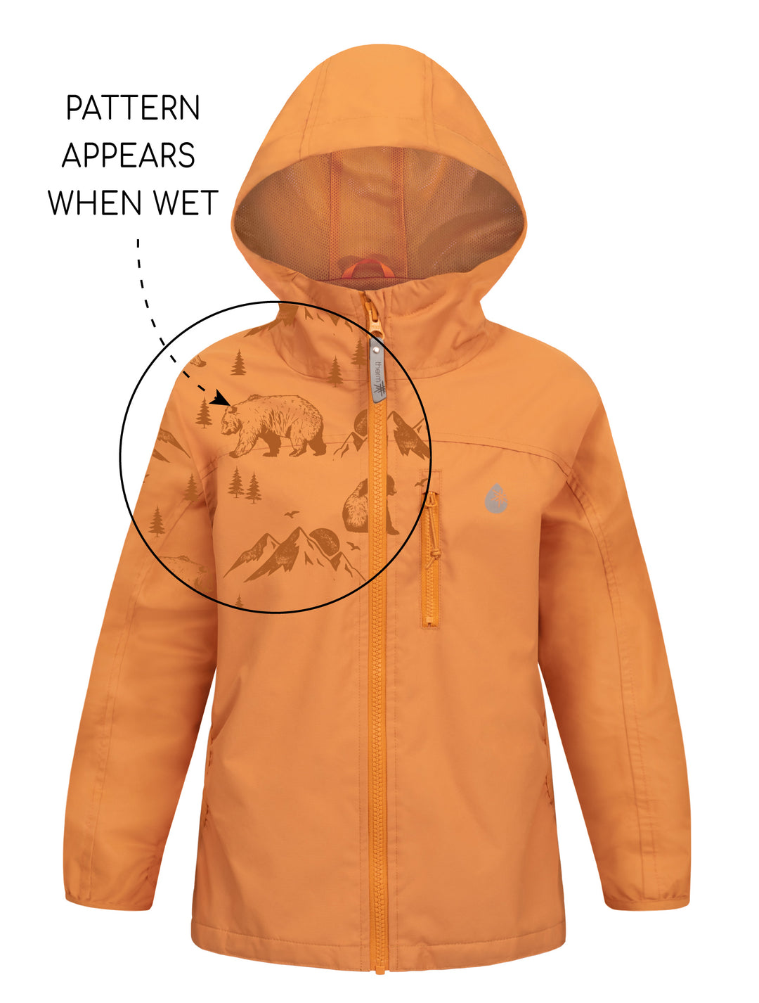 SplashMagic Rainshell - Clay | Waterproof Windproof Eco