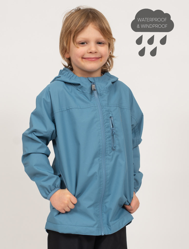 SplashMagic Rainshell - Blue Ocean | Waterproof Windproof Eco SplashMagic Rainshell - Blue Ocean | Waterproof Windproof Eco