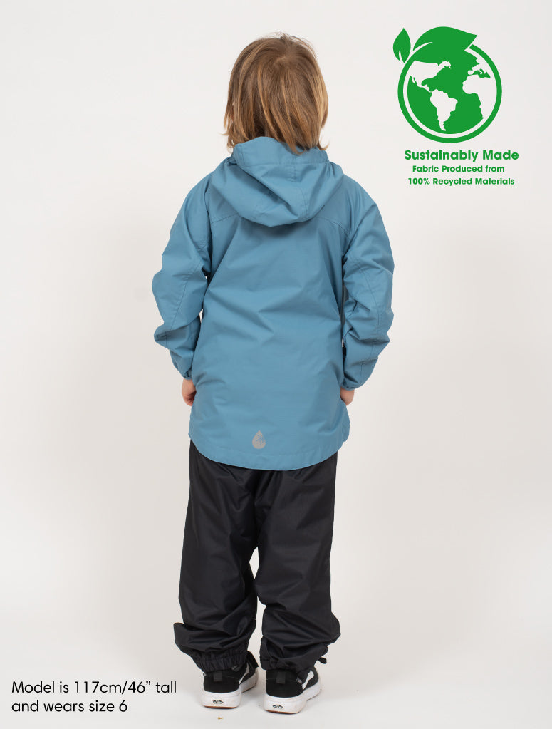 SplashMagic Rainshell - Blue Ocean | Waterproof Windproof Eco SplashMagic Rainshell - Blue Ocean | Waterproof Windproof Eco