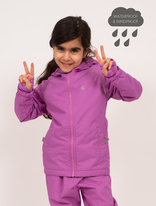 SplashMagic Storm Jacket - Berry | Waterproof Windproof Eco