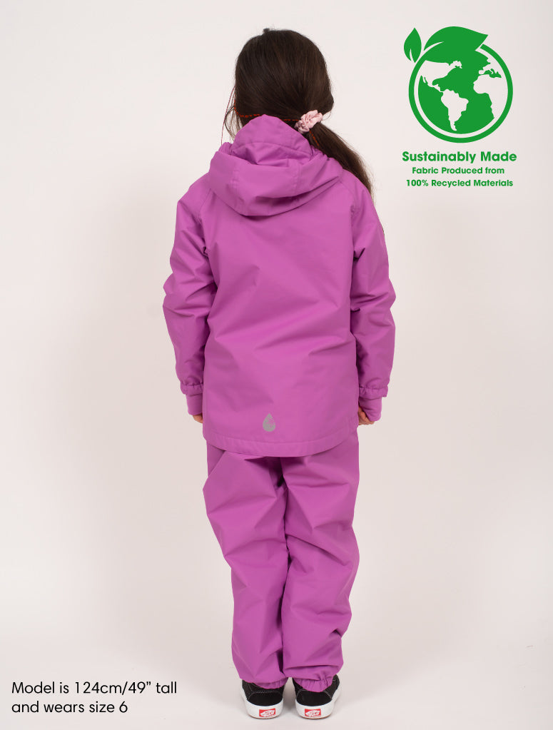 SplashMagic Storm Jacket - Berry | Waterproof Windproof Eco