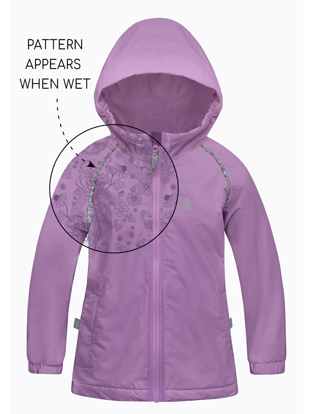 SplashMagic Storm Jacket - Dusty Lavender | Waterproof Windproof Eco