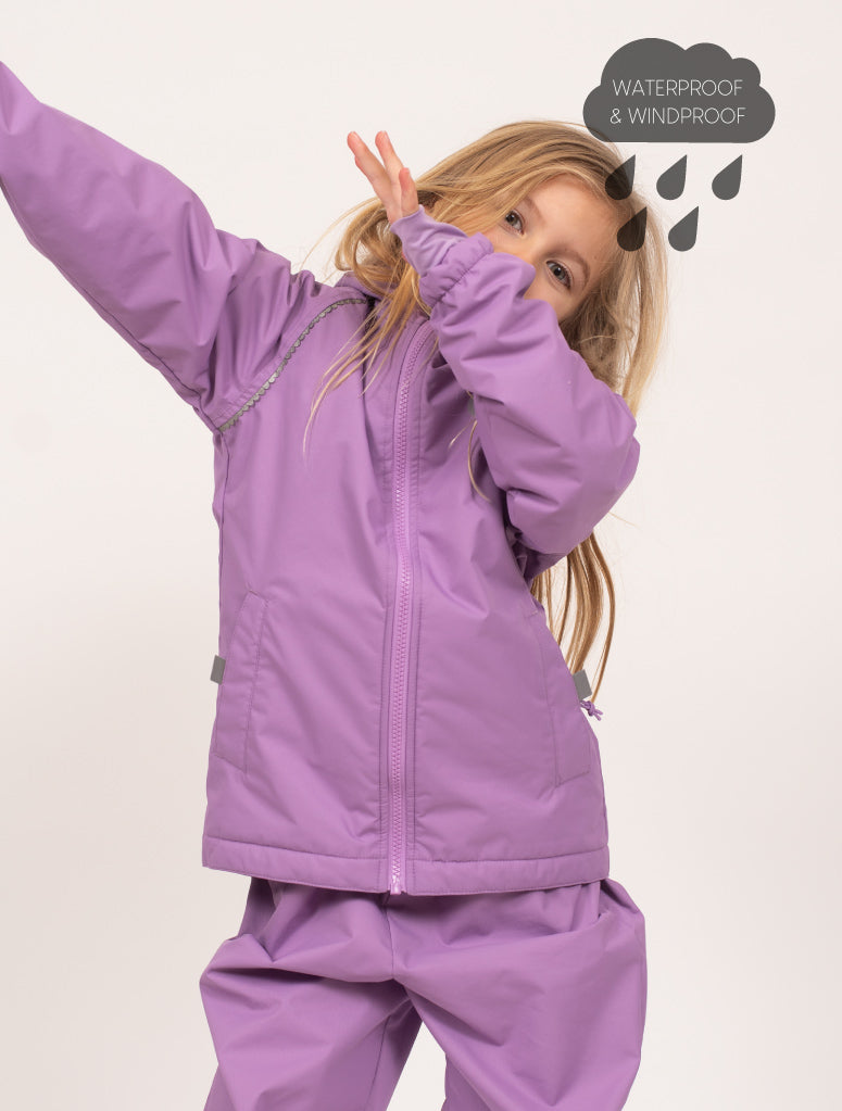 SplashMagic Storm Jacket - Dusty Lavender | Waterproof Windproof Eco