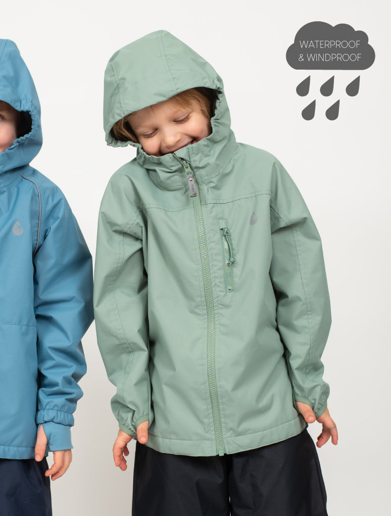 SplashMagic Storm Jacket - Basil | Waterproof Windproof Eco