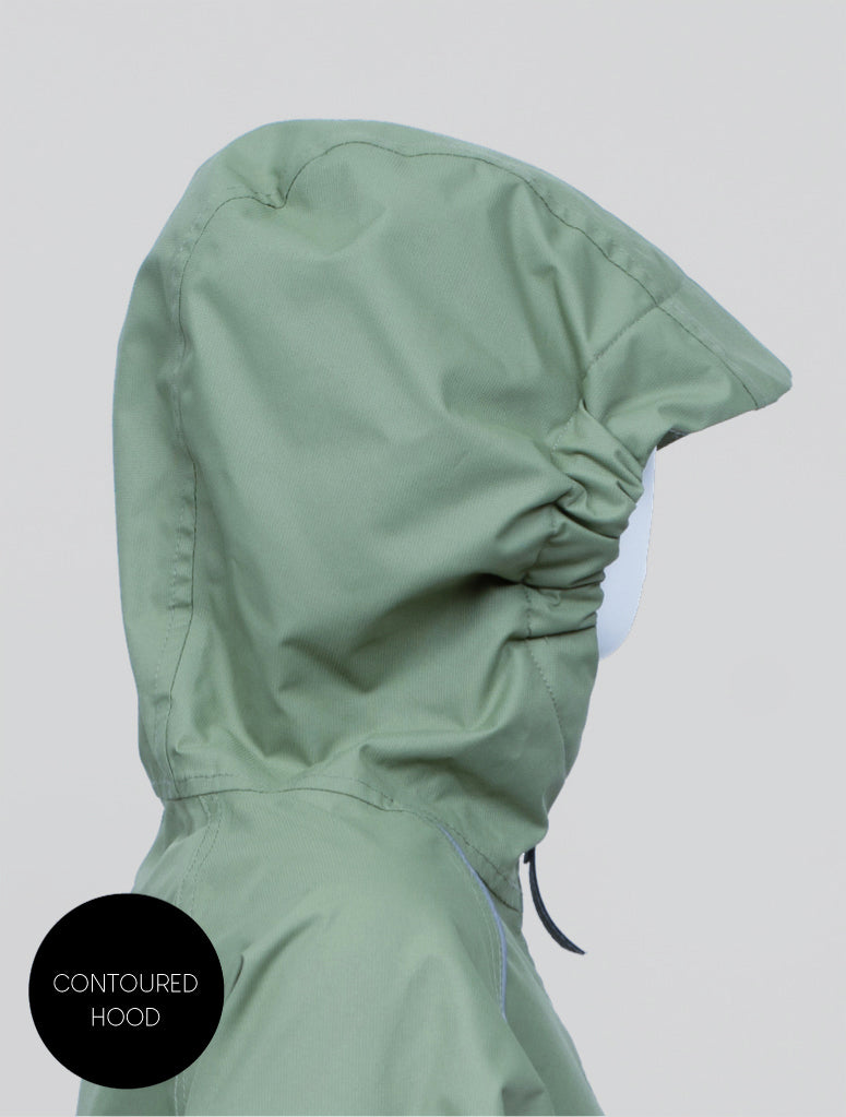 SplashMagic Storm Jacket - Basil | Waterproof Windproof Eco