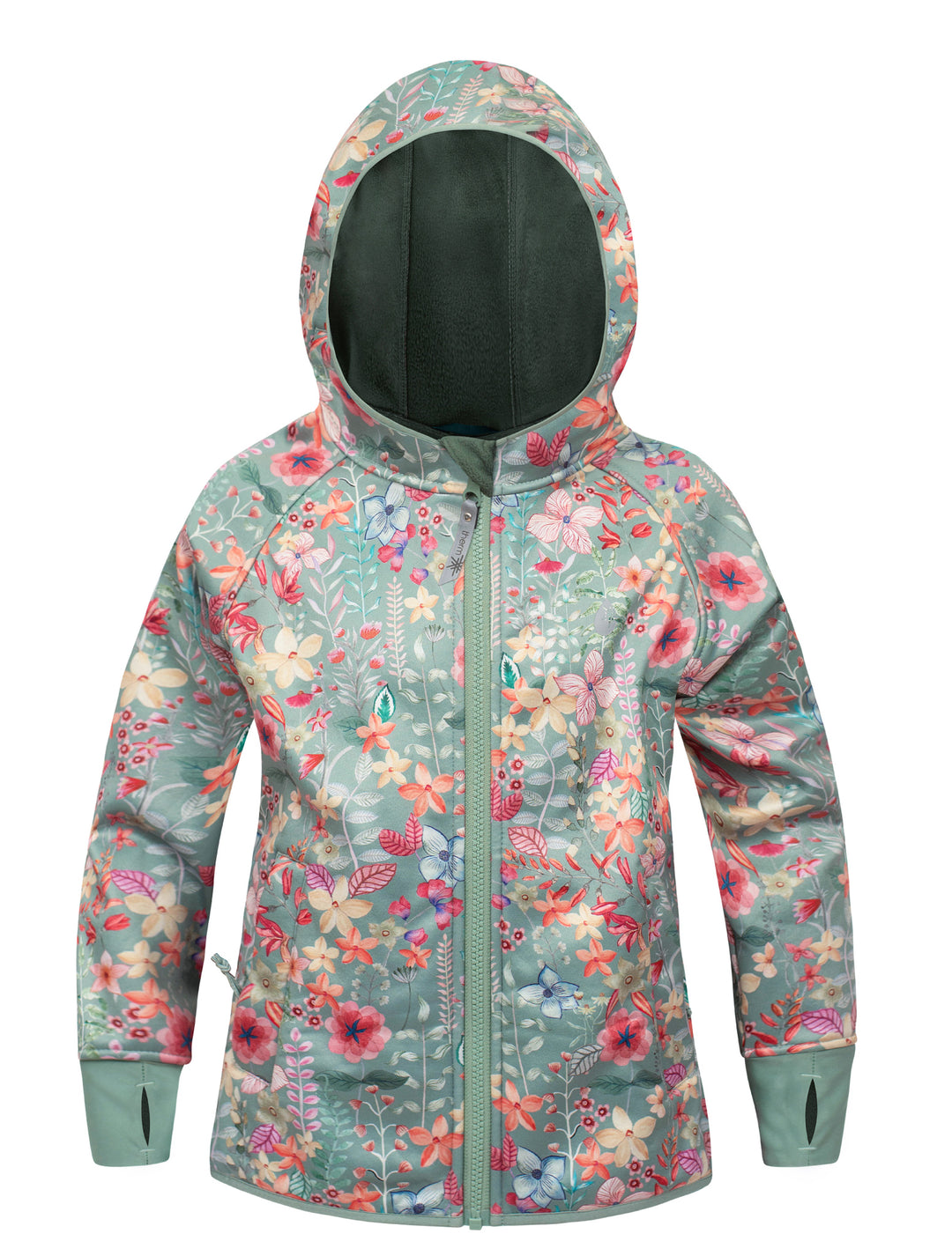 All-Weather Hoodie - Pretty Garden | Waterproof Windproof Eco All-Weather Hoodie - Pretty Garden | Waterproof Windproof Eco