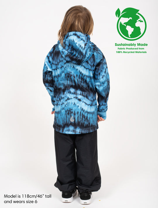 All-Weather Hoodie - Stone Tie Dye | Waterproof Windproof Eco