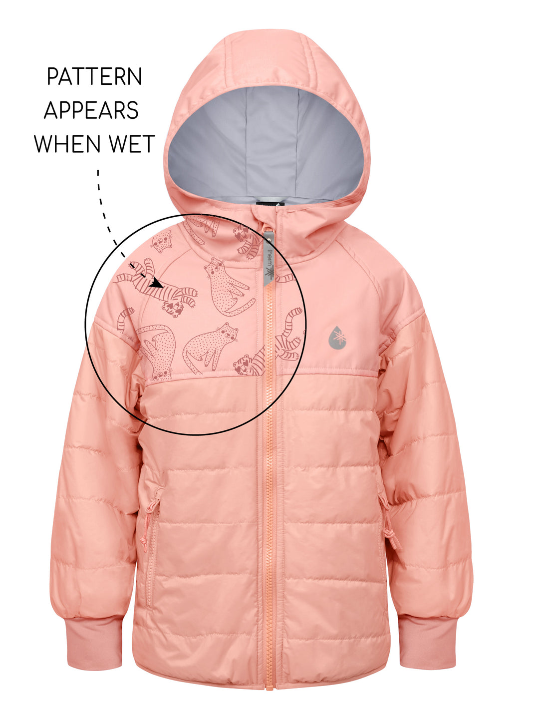 Hydracloud Puffer Jacket - Apricot Blush | Waterproof Windproof Eco