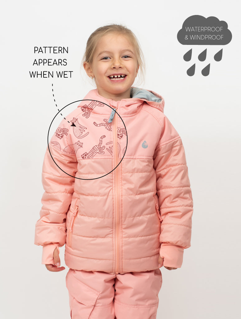 Hydracloud Puffer Jacket - Apricot Blush | Waterproof Windproof Eco