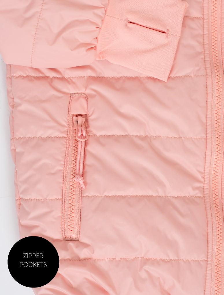 Hydracloud Puffer Jacket - Apricot Blush | Waterproof Windproof Eco