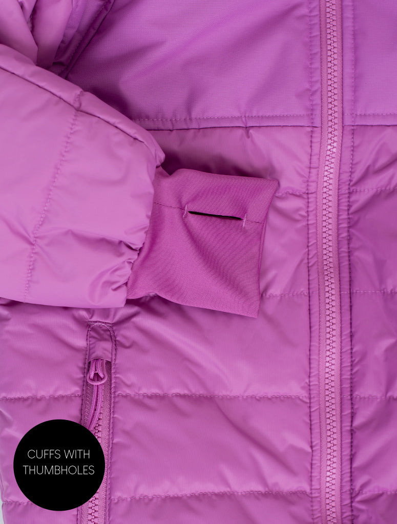 Hydracloud Puffer Jacket - Berry | Waterproof Windproof Eco