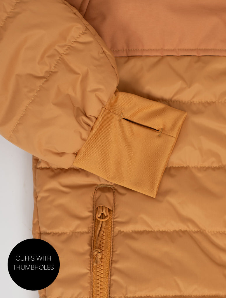 Hydracloud Puffer Jacket - Clay | Waterproof Windproof Eco