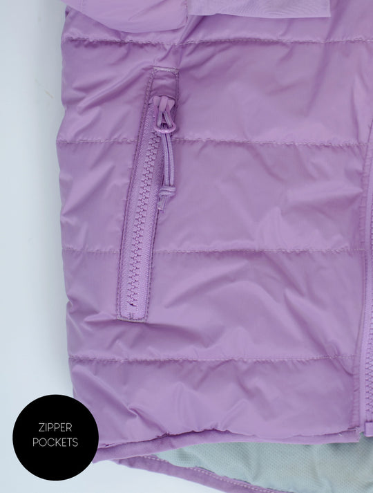 Hydracloud Puffer Jacket - Dusty Lavender | Waterproof Windproof Eco