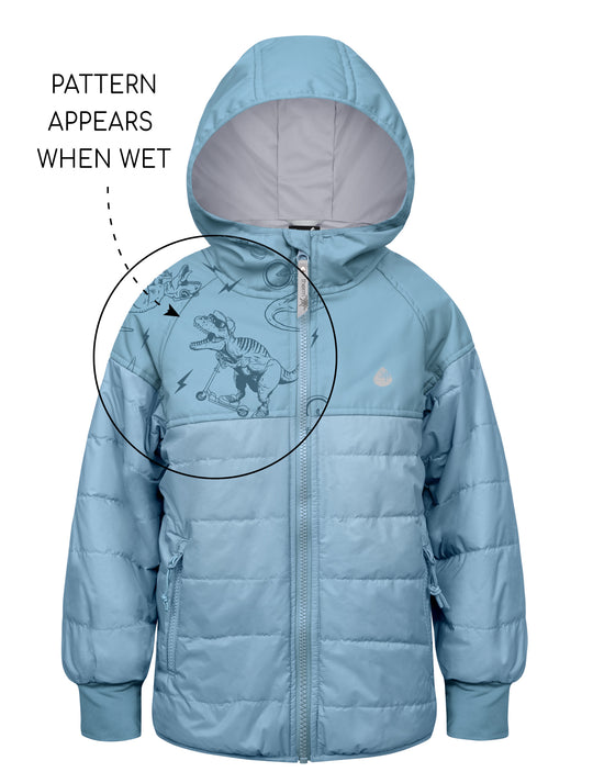 Hydracloud Puffer Jacket - Stone Blue | Waterproof Windproof Eco