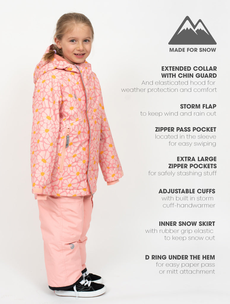 Snowrider Ski Jacket - Daisy | Waterproof Windproof Eco