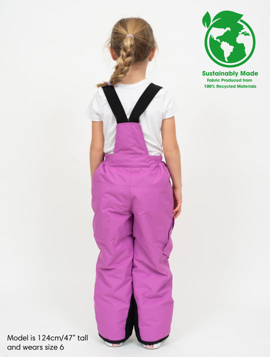 Snowrider Convertible Ski Overalls - Berry | Waterproof Windproof Eco