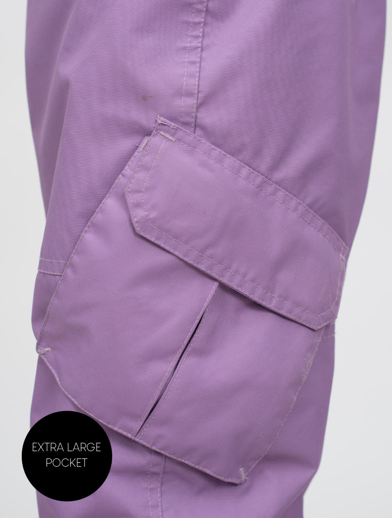 Snowrider Convertible Ski Overalls - Dusty Lavender | Waterproof Windproof Eco