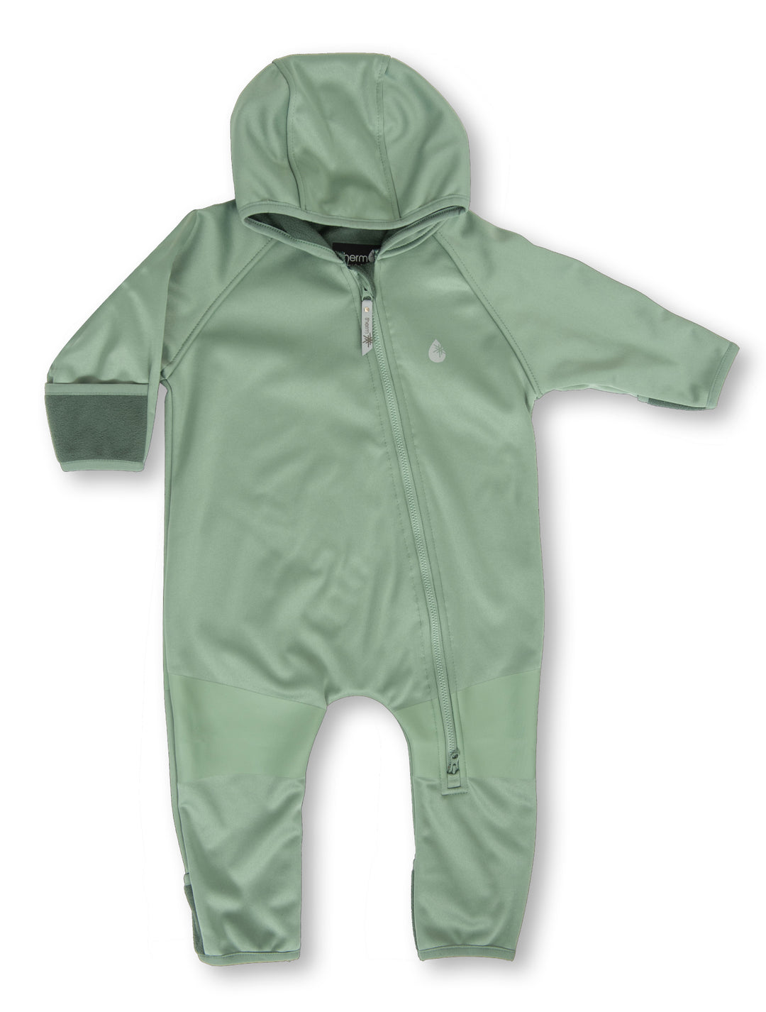 baby & toddler waterproof onesie  green