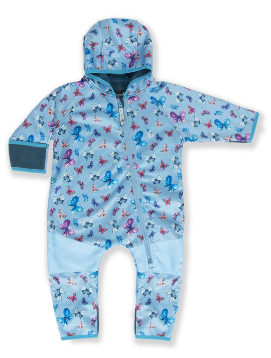 All-Weather Fleece Onesie - Butterfly Sky | Waterproof Windproof Eco