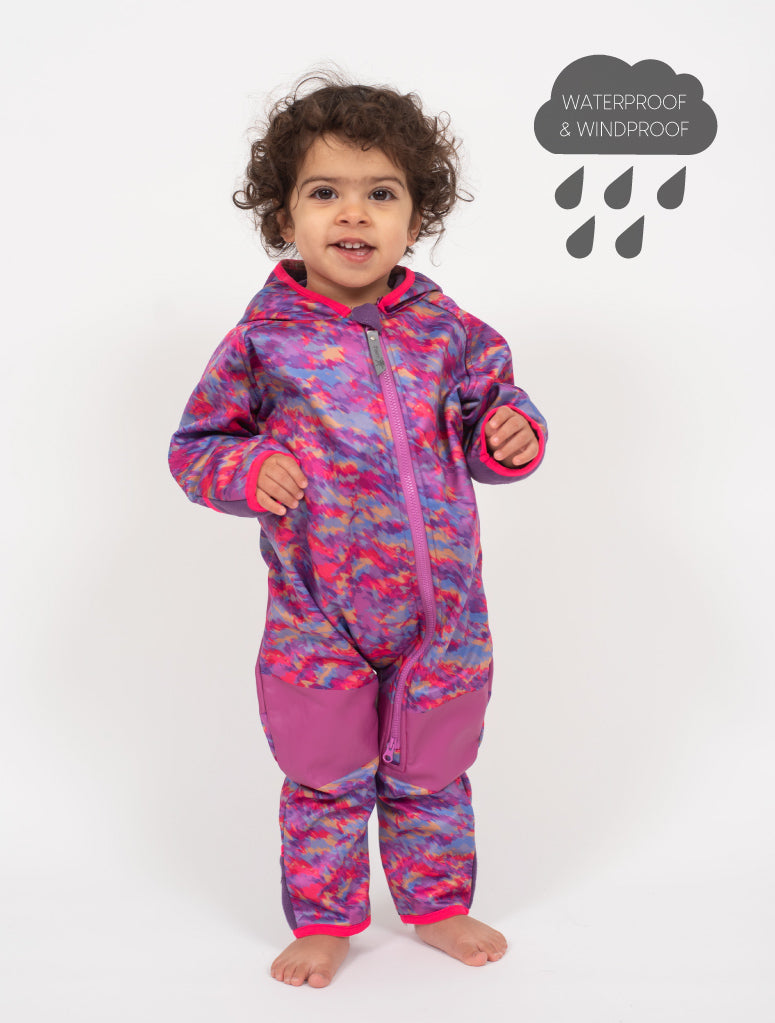 All-Weather Fleece Onesie - Paint Party | Waterproof Windproof Eco