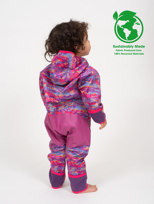 All-Weather Fleece Onesie - Paint Party | Waterproof Windproof Eco