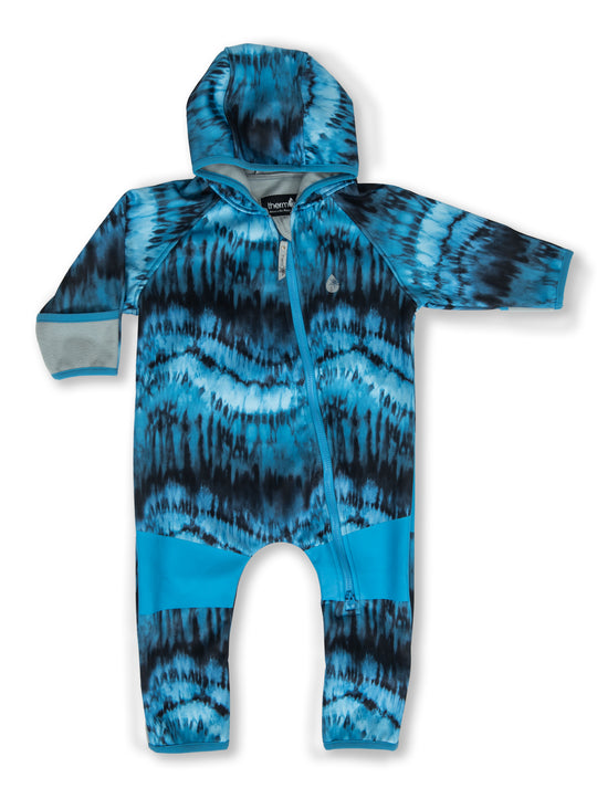 All-Weather Fleece Onesie - Stone Tie Dye | Waterproof Windproof Eco