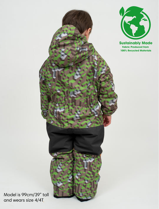 Snowrider One Piece Snowsuit - Tech Block | Waterproof Windproof Eco