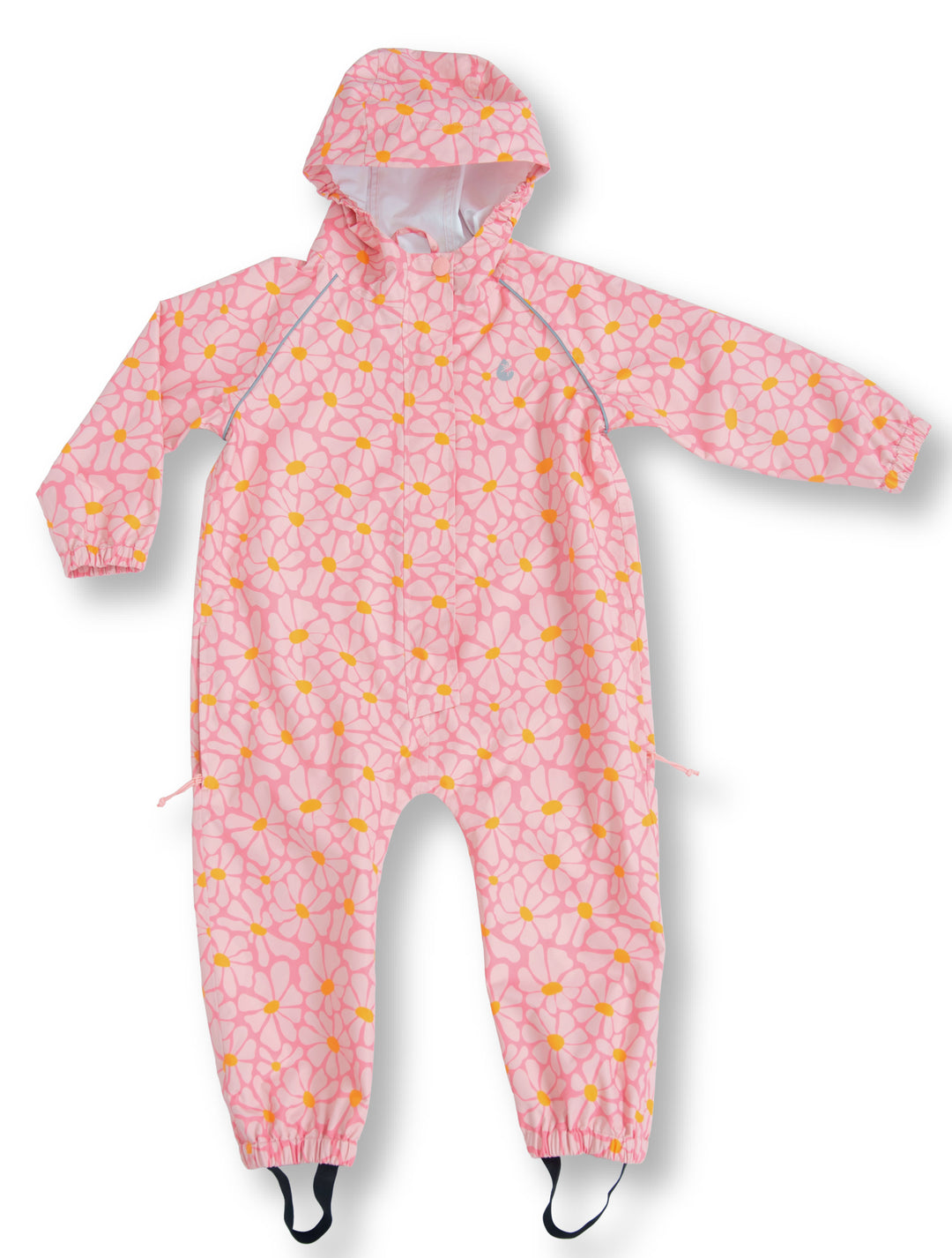 baby and toddler waterproof rainsuit pink 