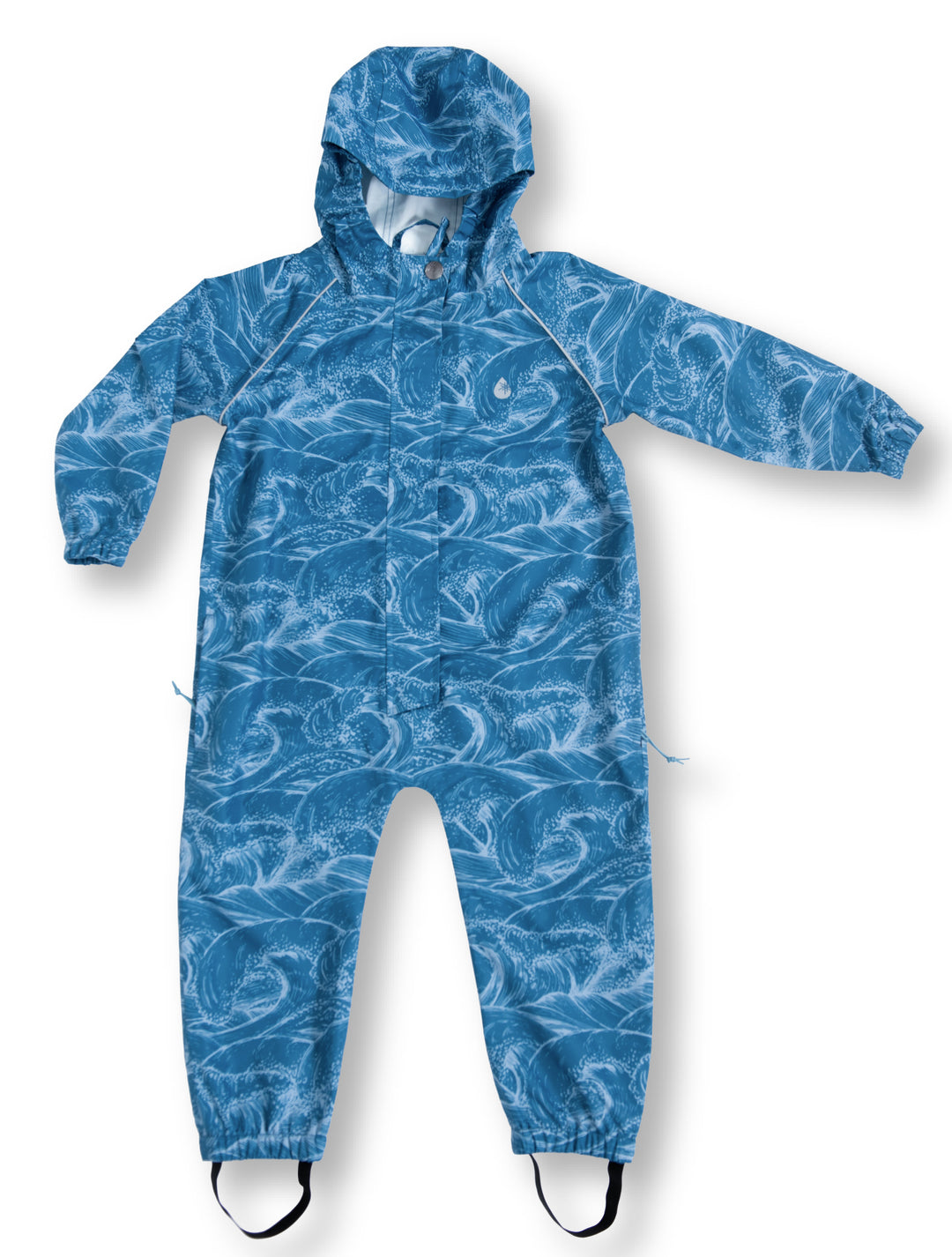 baby and toddler waterproof rainsuit blue