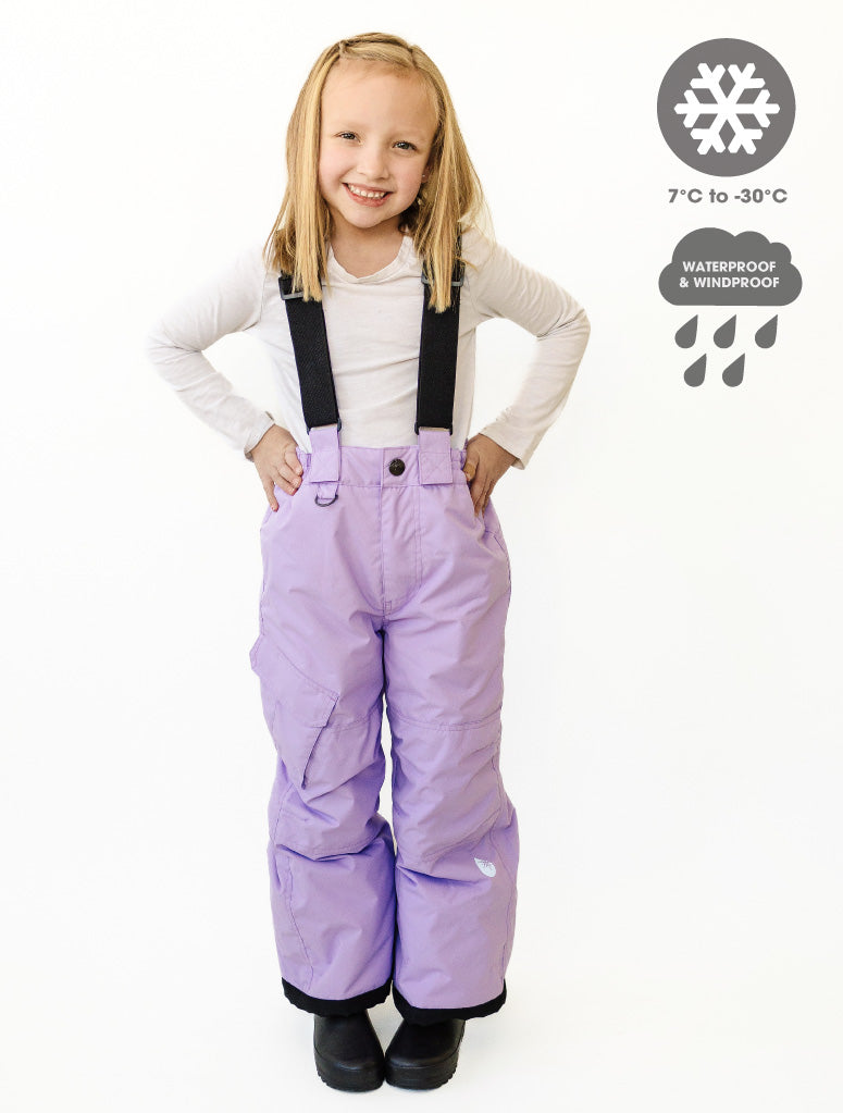 Snowrider Convertible Ski Overalls - Periwinkle