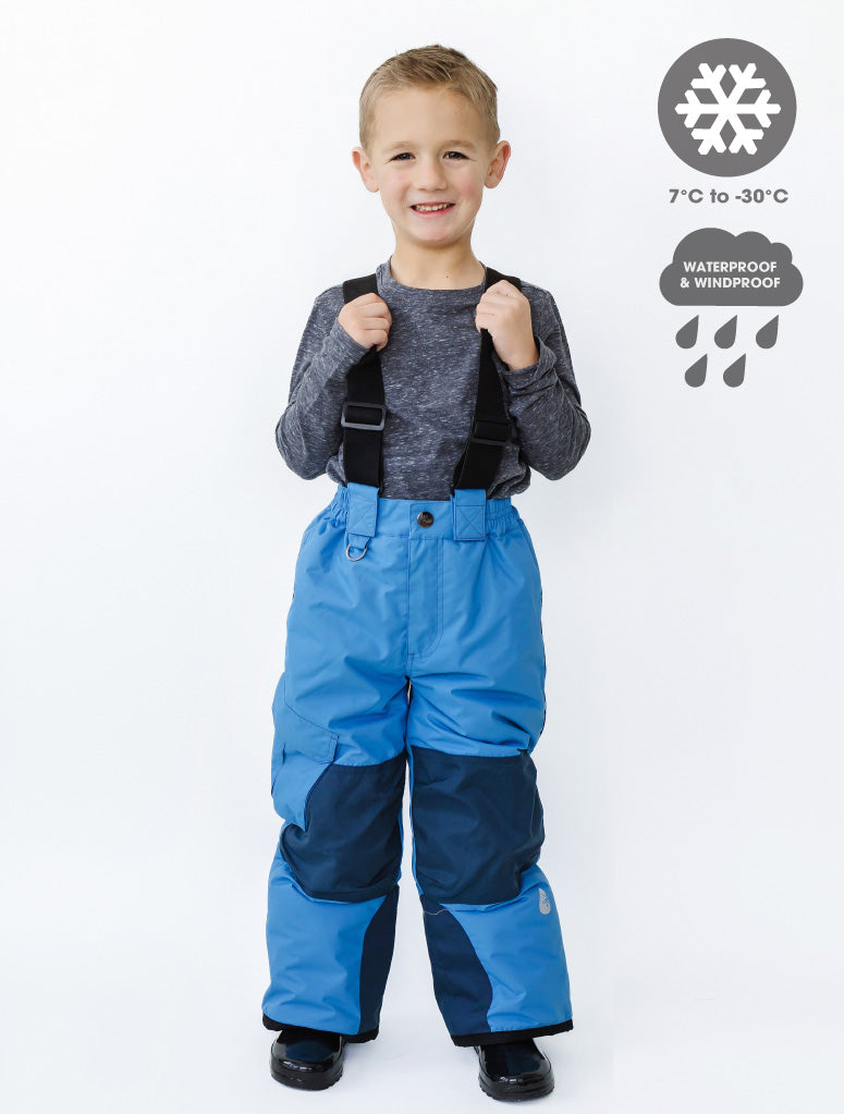 Snowrider Convertible Ski Overalls - Tide Blue