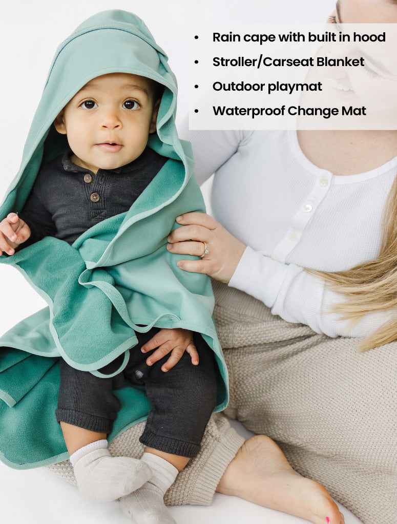 All-Weather Fleece Blanket Seafoam - Main Image