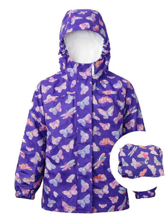 10K Packaway Rainshell - Butterfly