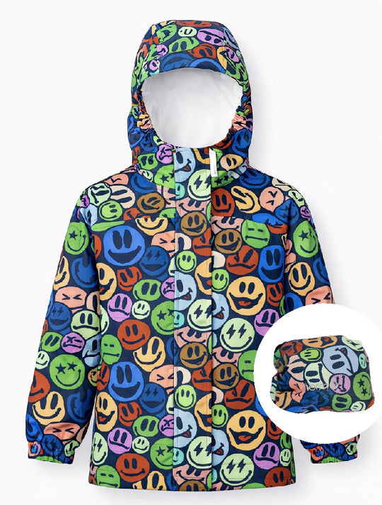 10K Packaway Rainshell - Smiley
