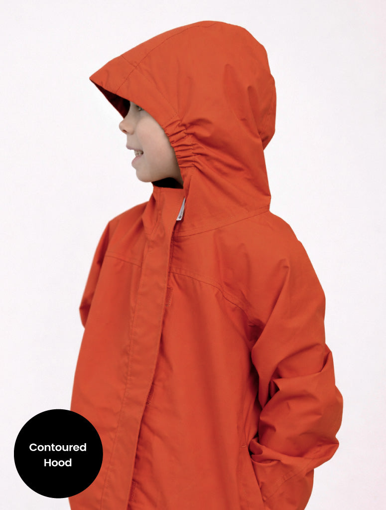 SplashMagic Rainshell - Burnt Orange | Space Pals